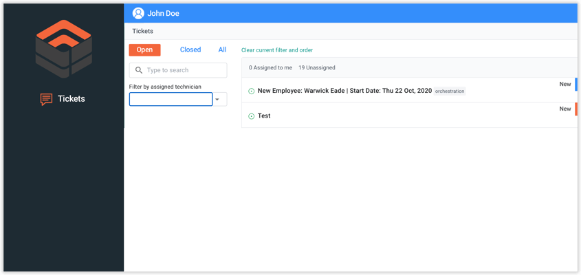 Ticket-dashboard-ITSM