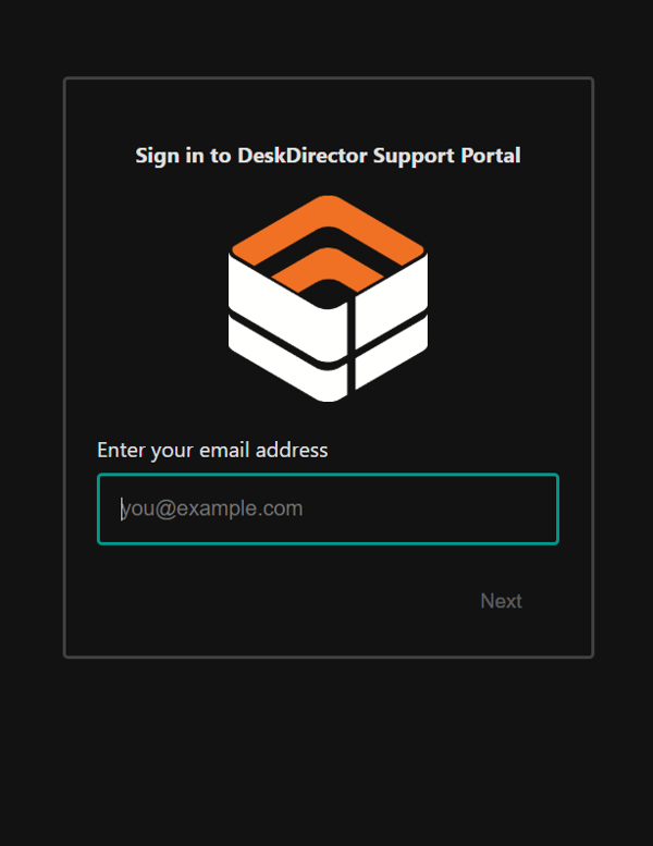 Support Portal Login