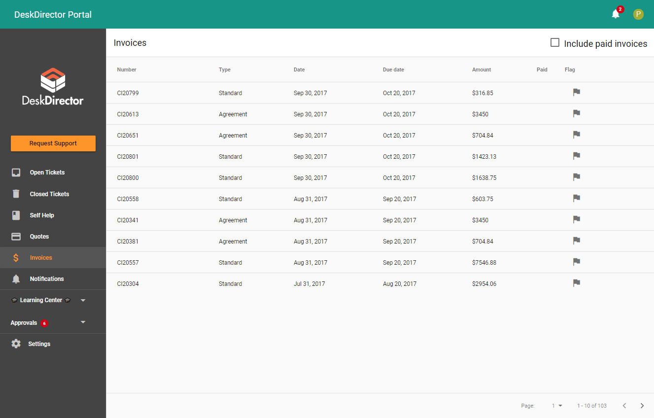 invoices