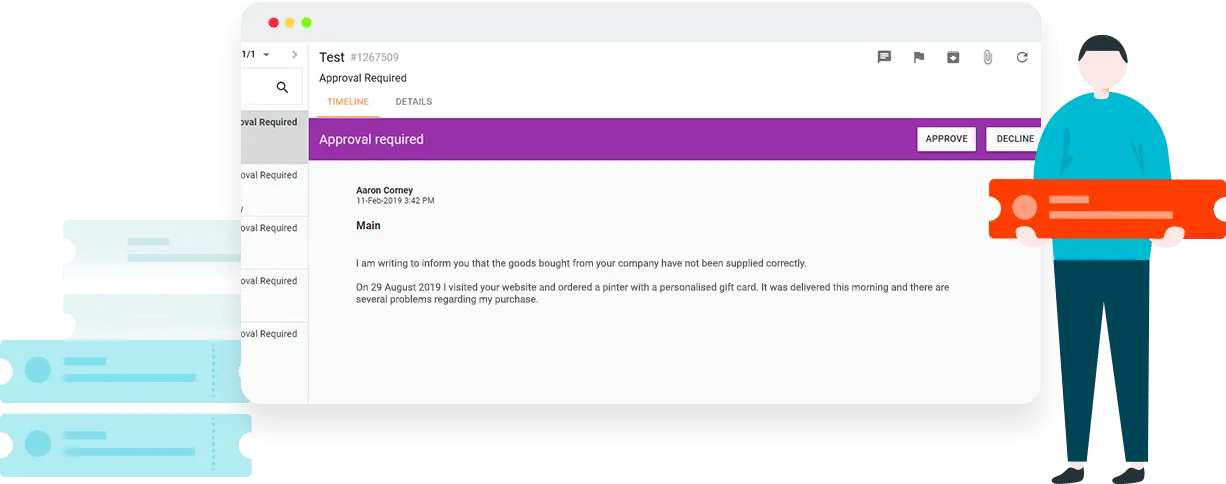 View approval requests