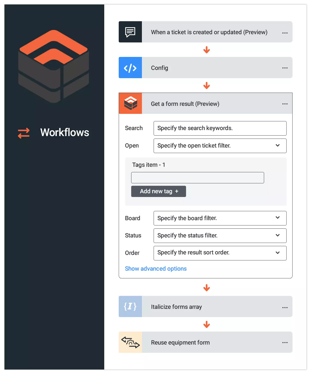 Automate workflows