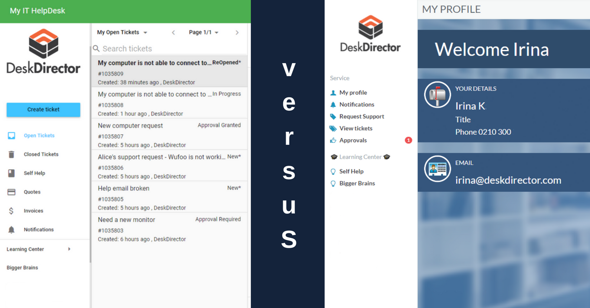 Older version of DeskDirector will be no longer supported