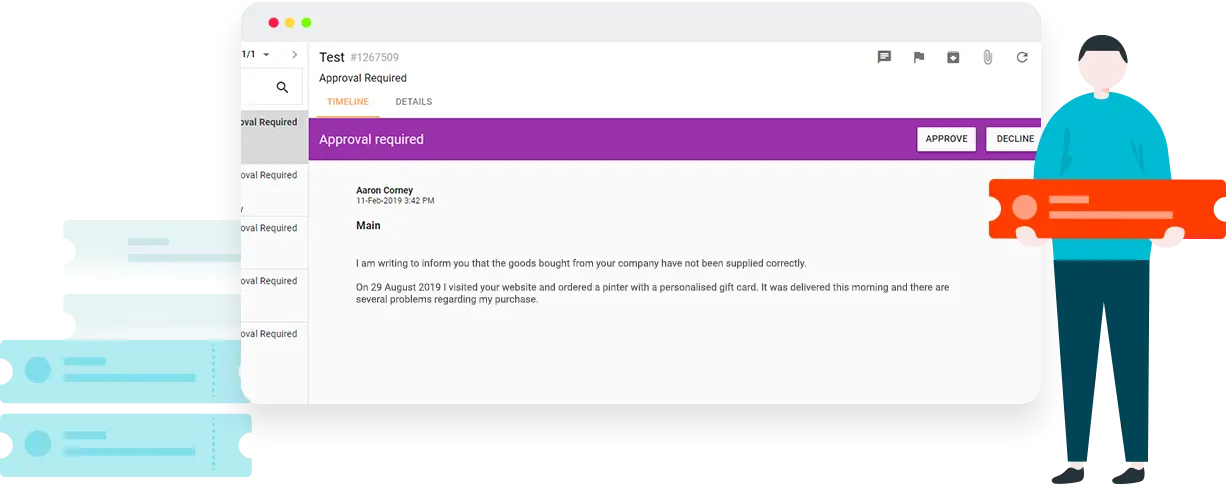 View approval requests